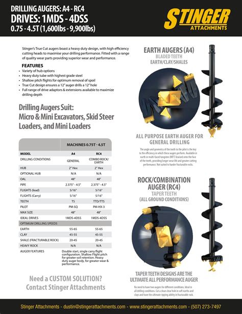 stinger attachments rose creek minnesota